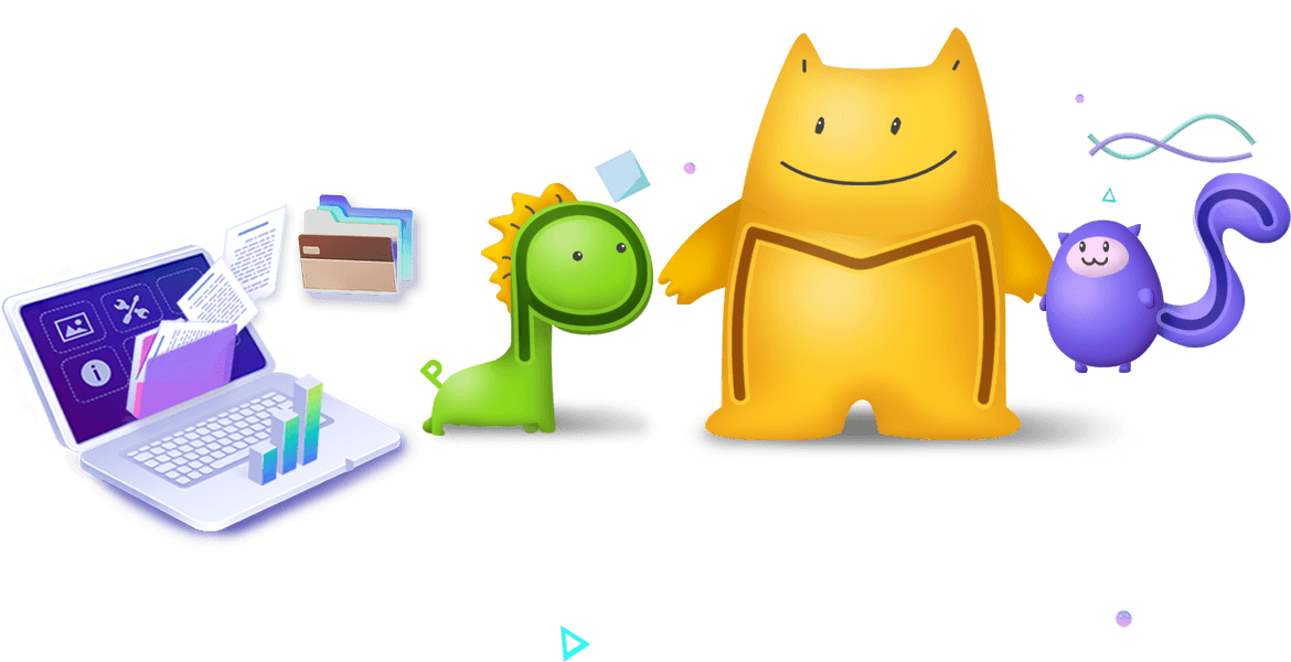 시스템게이트의 캐릭터 프로피, 마니무, 쎄미